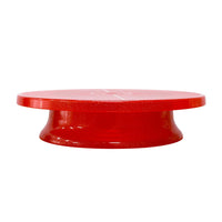 Thumbnail for Red Shine Plastic Cake Turntable  - 29cm (11.5 Inches) - ViaCheff.com