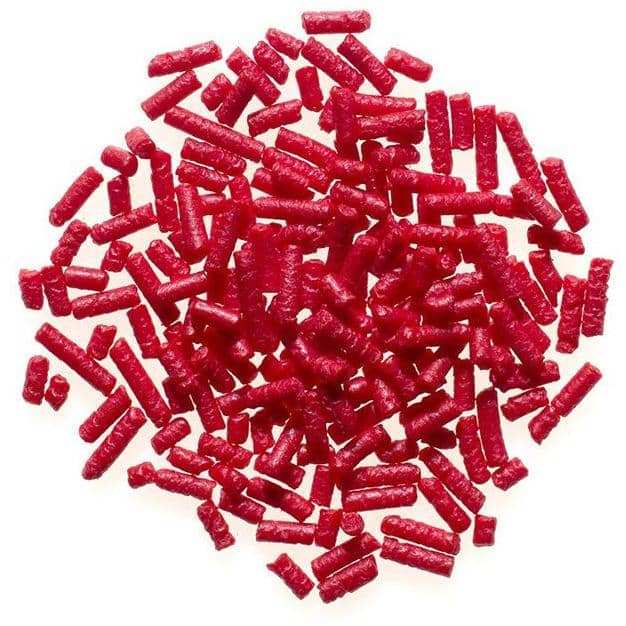 Red Sprinkles(Jimmies) 1.6 Lb Jar (725g) - ViaCheff.com