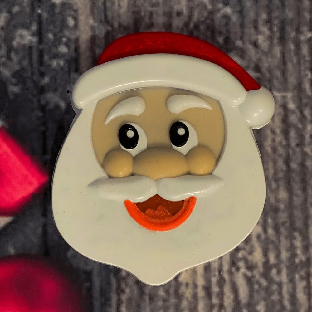 Santa Claus Face #2 3-Part Chocolate Mold (BWB) - ViaCheff.com