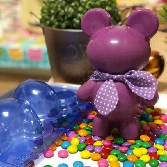 Teddy Bear 3-Part Chocolate Mold - ViaCheff.com