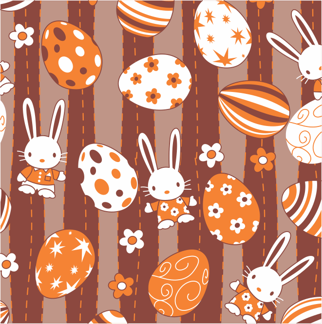 Easter Pattern 5 - Transfer Sheet For Chocolate 290 x 390 (mm) - ViaCheff.com