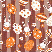 Thumbnail for Easter Pattern 5 - Transfer Sheet For Chocolate 290 x 390 (mm) - ViaCheff.com