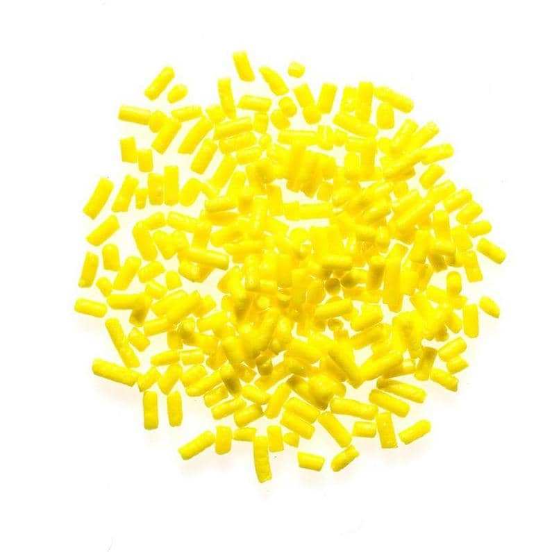 Yellow Sprinkles (Jimmies) 1.6 Lb Jar (725g) - ViaCheff.com